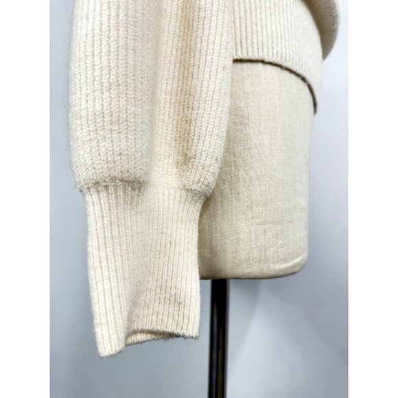 Madewell Melwood Square-Neck Sweater Wool Blend Coziest Yarn Size M Style NG731 - Picture 9 of 9